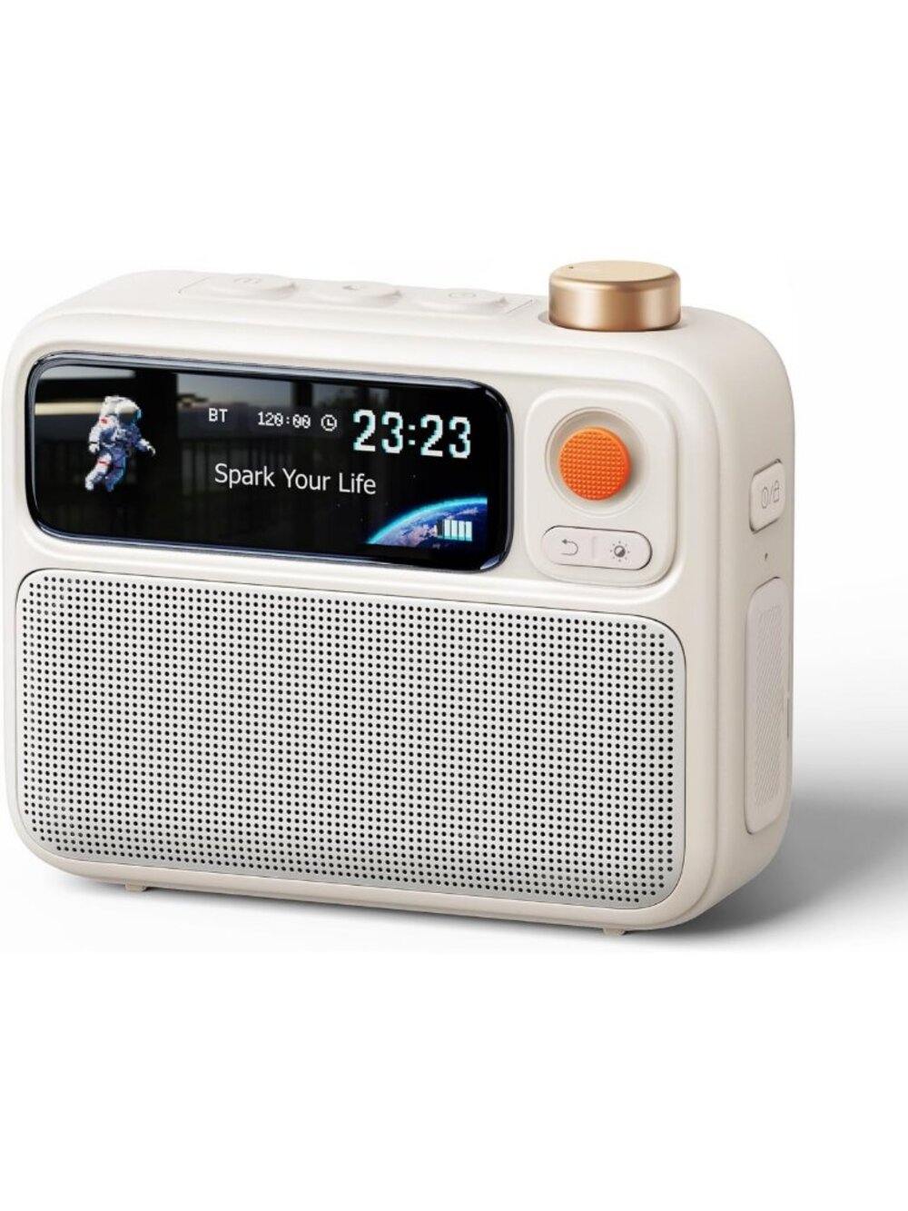 White Noise Machine with Bluetooth Speaker & Alarm Clock - Sleep & Relaxation